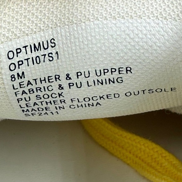 Steve Madden Optimus Lace Up Sneaker Yellow Purple Soccer OPTI07S1 Retro Women 8 - Picture 12 of 12